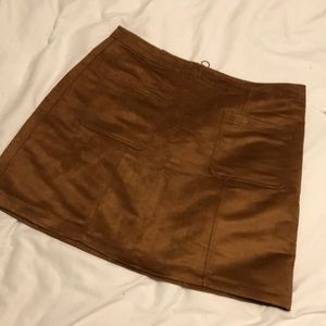 New suede skirt from Old Navy